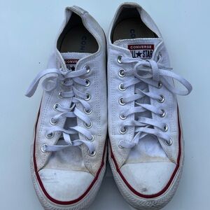 Converse White and Red Men's Shoes
